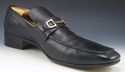 GUCCI sz 12.5 LEATHER APRON TOE BIT LOAFERS 247499