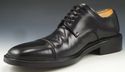 GUCCI sz 8.5 SMOOTH LEATHER CAP TOE OXFORDS 111526