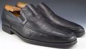 BRUNO MAGLI sz 10.5 RAGING LEATHER SQUARE TOE LOAF