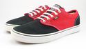 VAN'S sz 12 SUEDE & CANVAS LOW CUT SNEAKERS MENS B