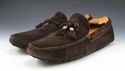 LOUIS VUITTON sz 7.5 SUEDE DRIVING MOCCASIN FA0130