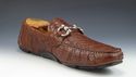 New - FERRAGAMO sz 7 PARIGI CROCODILE DRIVER MS290