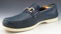 FERRAGAMO sz 11 SIGNATURE BIT BOAT / DECK LOAFERS 