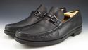 FERRAGAMO sz 9 EE GANCINI BIT LOAFERS UR35651 MENS