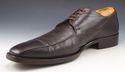 DOLCE & GABBANA sz 10 LEATHER BICYCLE TOE OXFORDS 