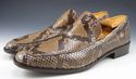 COLE HAAN sz 9.5 SNAKESKIN VENETIAN LOAFERS CO3283