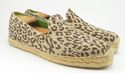 STUBBS & WOOTTON sz 43 LEOPARD PRINT CANVAS ESPADR