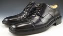 GUCCI sz 8.5 SMOOTH LEATHER CAP TOE OXFORDS 111526