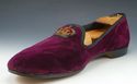 CARROLL & CO. sz 9.5 ENGLISH VELVET SLIPPERS 51734