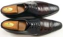 DOLCE & GABBANA sz 8 PATENT WINGTIP OXFORDS MENS B