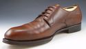 FERRAGAMO sz 9.5 LEATHER PLAIN TOE OXFORDS UG52526