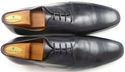 SANTONI sz 11EE LEATHER APRON TOE OXFORD 11927 MEN