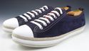 PRADA sz 10.5 SUEDE LOW CUT SNEAKERS 4E2446 MENS D