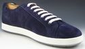 New - PRADA sz 9 SUEDE LACE UP SNEAKERS 4E2552 MEN