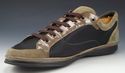 FERRAGAMO sz 8 GAME 2 NYLON & SUEDE SNEAKERS TV168