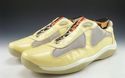 PRADA sz 11 PATENT LEATHER & MESH SNEAKERS PS0906 