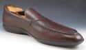 New - SANTONI sz 12 TATUM LEATHER MOCCASIN TOE LOA