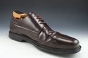 PRADA sz 11 LEATHER PLAIN TOE LACE UP OXFORDS 2E07