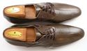 New - DOLCE & GABBANA sz 42.5 EEL SKIN OXFORDS DU0