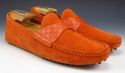 GUCCI sz 8.5 SUEDE DRIVING MOCCASINS 269640 MENS O