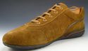 GUCCI sz 10.5 SUEDE LACE UP SNEAKERS 202755 MENS B