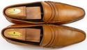 DOLCE & GABBANA sz 9.5 LEATHER STRAP LOAFERS CA175