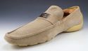 VERSACE sz 44.5 SUEDE DRIVING MOCCASINS DSU3321 ME