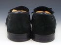 FERRAGAMO sz 8 SAMSON SUEDE TASSEL & KILT LOAFERS 