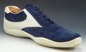 PRADA sz 9.5 SUEDE & LEATHER SNEAKERS 4E0919 MENS 