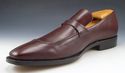 COLE HAAN sz 11.5 LEATHER SPLIT TOE STRAP LOAFERS 