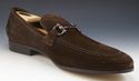 New - FERRAGAMO sz 10.5 TAPAS SUEDE BIT LOAFERS ME