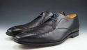 PAUL SMITH sz 8.5 LEATHER HAND CRAFTED OXFORDS 208