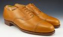 RALPH LAUREN sz 10.5 C LEATHER CAP TOE OXFORDS M10