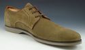 JOHN VARVATOS sz 11.5 MONACO STAMPED SUEDE DECK OX