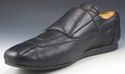 PRADA sz 9.5 LEATHER SPORT STRAP LOAFERS 4P1609 ME