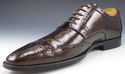 DOLCE & GABBANA sz 9 PATENT LEATHER WINGTIP OXFORD