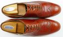 GUCCI sz 44.5 VINTAGE WINGTIP OXFORD 5931103 MENS 