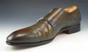 SANTONI sz 13 LEATHER DOUBLE MONK STRAPS 11210741 