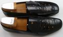 PRADA sz 8.5 PERFORATED LEATHER LOAFERS 2D0147 MEN