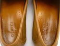 GUCCI sz 9 SUEDE DRIVING MOCCASINS 141991 MENS BRO