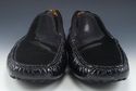 TOD'S sz 7.5 PERFORATED PATENT DRIVING MOCCASINS M