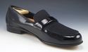 FERRAGAMO sz 10 EE DEAN TUXEDO LOAFERS HU23312 MEN