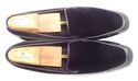 New - JIMMY CHOO sz 46 RUFUS PATENT & VELVET LOAFE