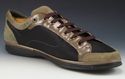 FERRAGAMO sz 8 GAME 2 NYLON & SUEDE SNEAKERS TV168