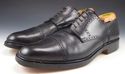 SANTONI sz 11.5 LEATHER CAP TOE OXFORDS 111290 MEN