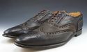 PAUL SMITH sz 9.5 STARR LEATHER WINGTIP OXFORDS ME