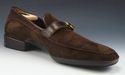 FERRAGAMO sz 10.5 PACIFICO SUEDE LOAFERS UH34981 M