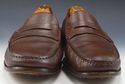 TODS sz 7.5 LEATHER MOCCASIN TOE STRAP LOAFERS MEN