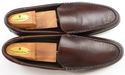 New - SANTONI sz 12 TATUM LEATHER MOCCASIN TOE LOA