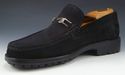 BRUNO MAGLI sz 8 BLAINE SUEDE LUG SOLE BIT LOAFERS